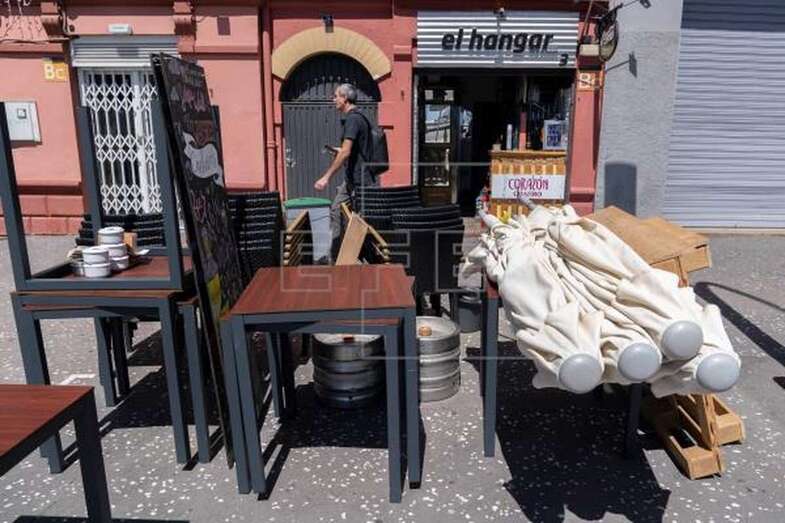 Imagen de archivo de las terrazas de Santa Cruz de Tenerife / EFE Miguel Barreto